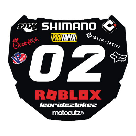 CUSTOM ODI NUMBER PLATE DECAL