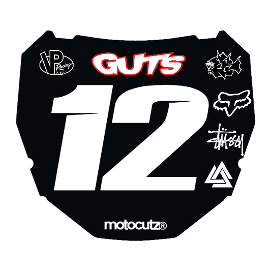 CUSTOM ODI NUMBER PLATE DECAL