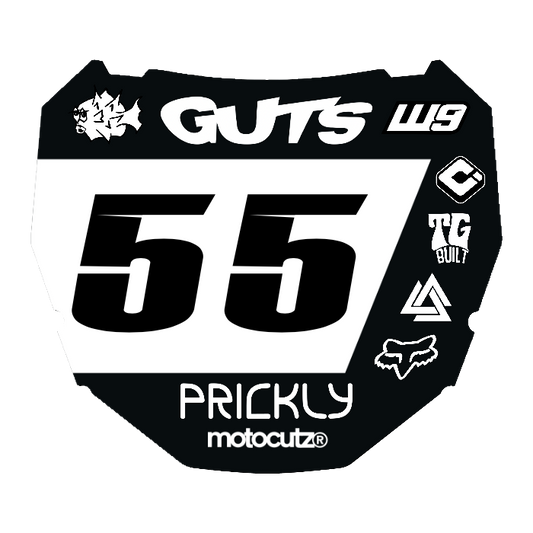 CUSTOM ODI NUMBER PLATE DECAL