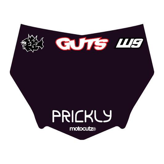CUSTOM MOTOCUTZ FRONT PLATE DECAL