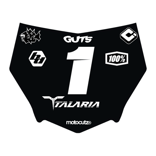CUSTOM MOTOCUTZ FRONT PLATE DECAL