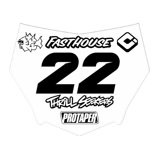 CUSTOM MOTOCUTZ FRONT PLATE DECAL