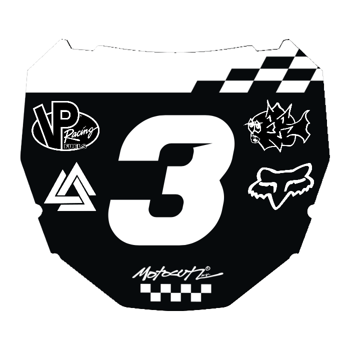CUSTOM ODI NUMBER PLATE DECAL