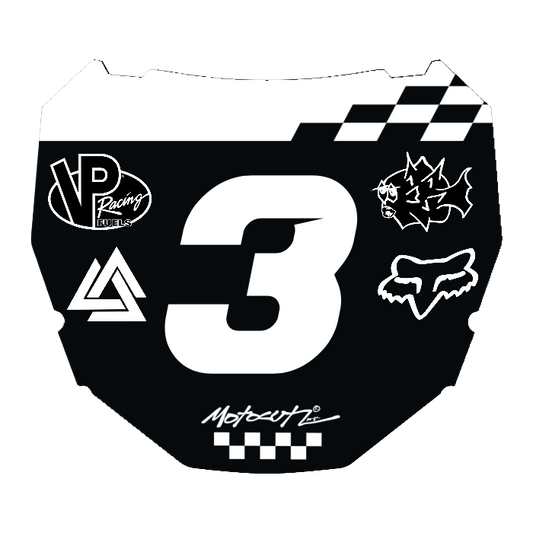 CUSTOM ODI NUMBER PLATE DECAL