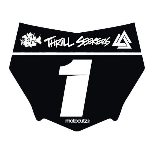 CUSTOM MOTOCUTZ FRONT PLATE DECAL