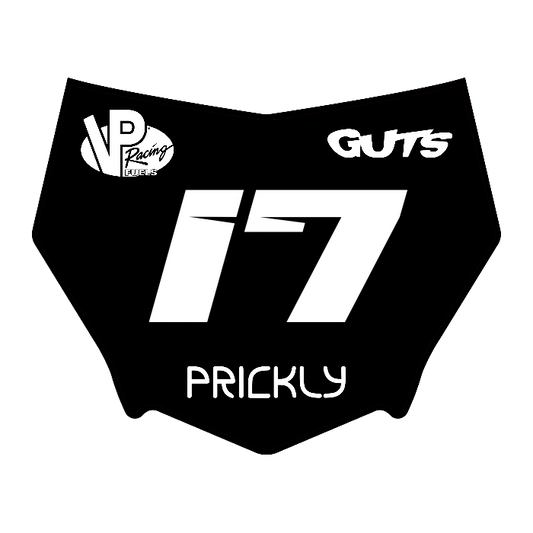 CUSTOM MOTOCUTZ FRONT PLATE DECAL