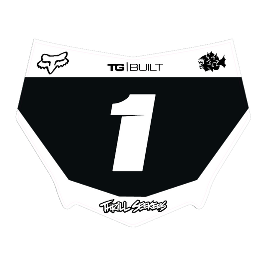 CUSTOM MOTOCUTZ FRONT PLATE DECAL