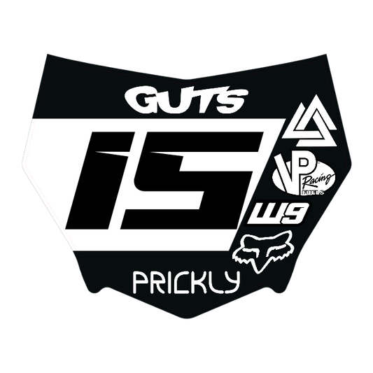 CUSTOM MOTOCUTZ FRONT PLATE DECAL