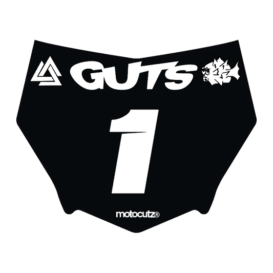 CUSTOM MOTOCUTZ FRONT PLATE DECAL
