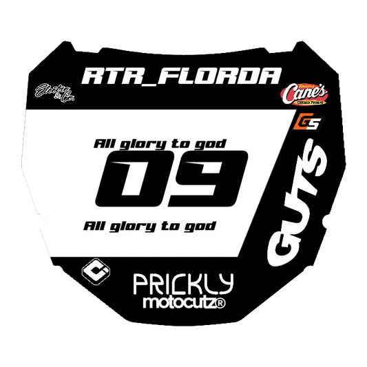 CUSTOM ODI NUMBER PLATE DECAL