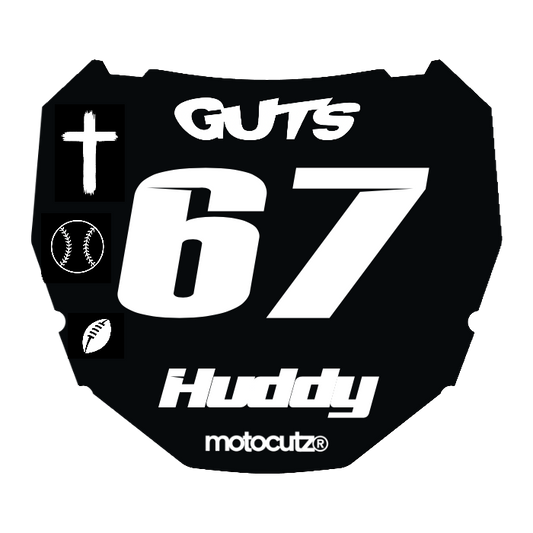 CUSTOM ODI NUMBER PLATE DECAL