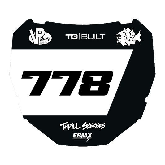 CUSTOM ODI NUMBER PLATE DECAL