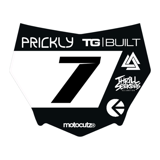 CUSTOM MOTOCUTZ FRONT PLATE DECAL