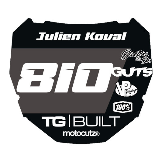 CUSTOM ODI NUMBER PLATE DECAL
