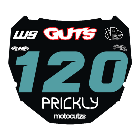 CUSTOM ODI NUMBER PLATE DECAL