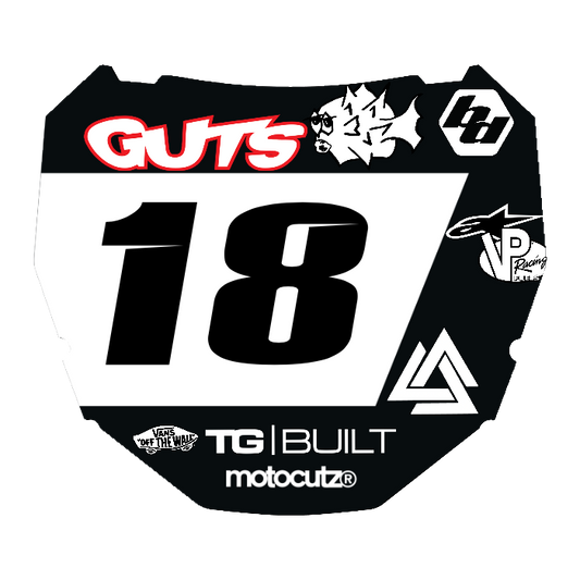 CUSTOM ODI NUMBER PLATE DECAL