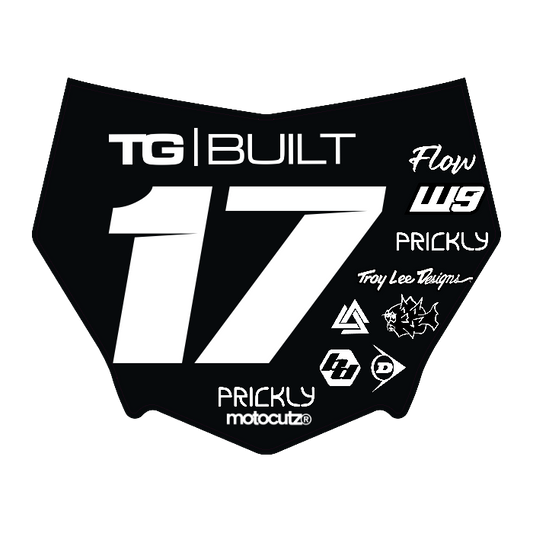 CUSTOM MOTOCUTZ FRONT PLATE DECAL