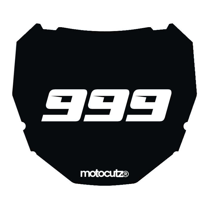 CUSTOM ODI NUMBER PLATE DECAL