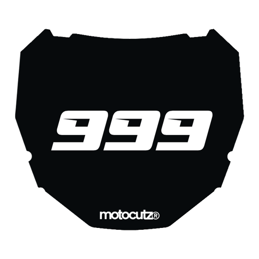 CUSTOM ODI NUMBER PLATE DECAL
