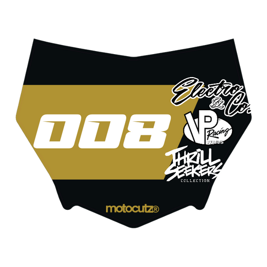 CUSTOM MOTOCUTZ FRONT PLATE DECAL