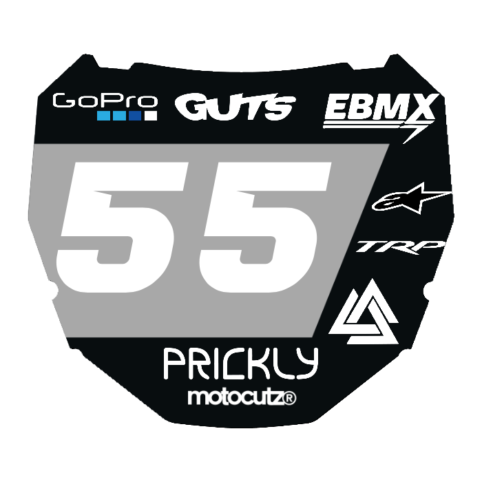 CUSTOM ODI NUMBER PLATE DECAL