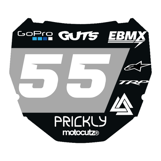 CUSTOM ODI NUMBER PLATE DECAL