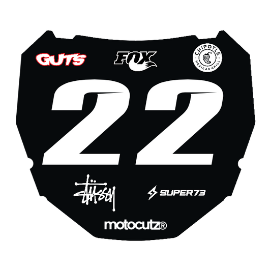 CUSTOM ODI NUMBER PLATE DECAL