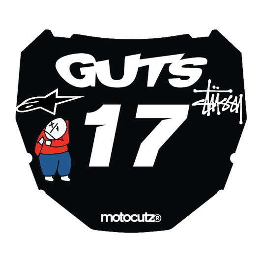 CUSTOM ODI NUMBER PLATE DECAL