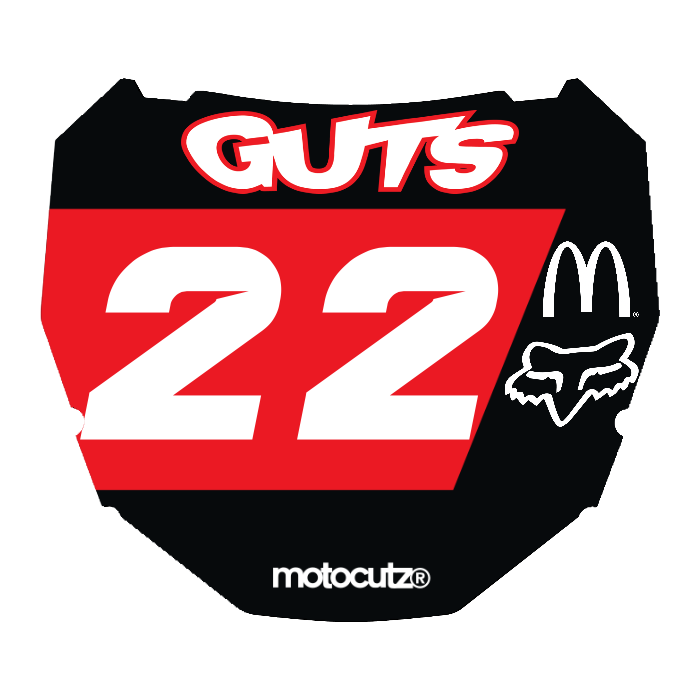 CUSTOM ODI NUMBER PLATE DECAL