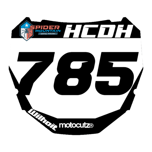 CUSTOM ODI NUMBER PLATE DECAL