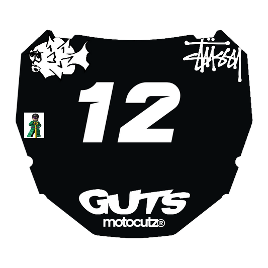 CUSTOM ODI NUMBER PLATE DECAL