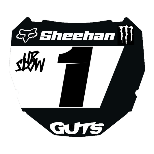 CUSTOM ODI NUMBER PLATE DECAL