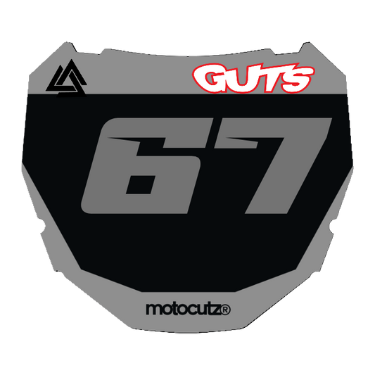 CUSTOM ODI NUMBER PLATE DECAL