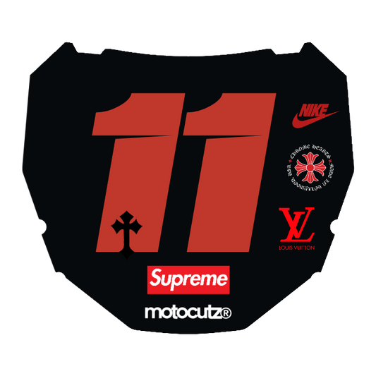 CUSTOM ODI NUMBER PLATE DECAL