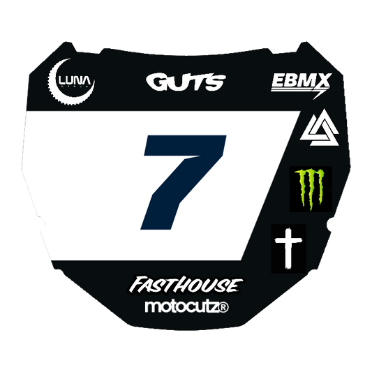 CUSTOM ODI NUMBER PLATE DECAL