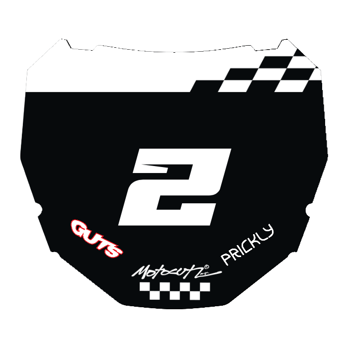 CUSTOM ODI NUMBER PLATE DECAL
