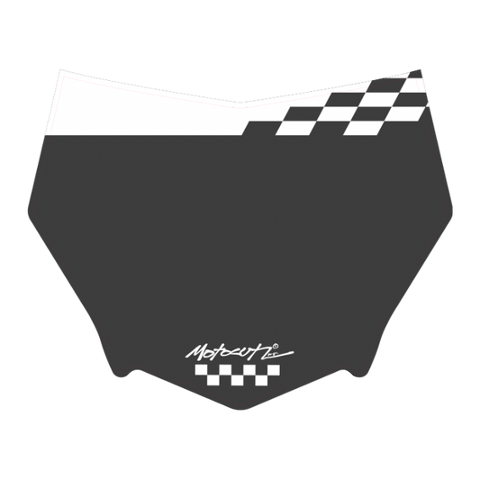CUSTOM MOTOCUTZ FRONT PLATE DECAL