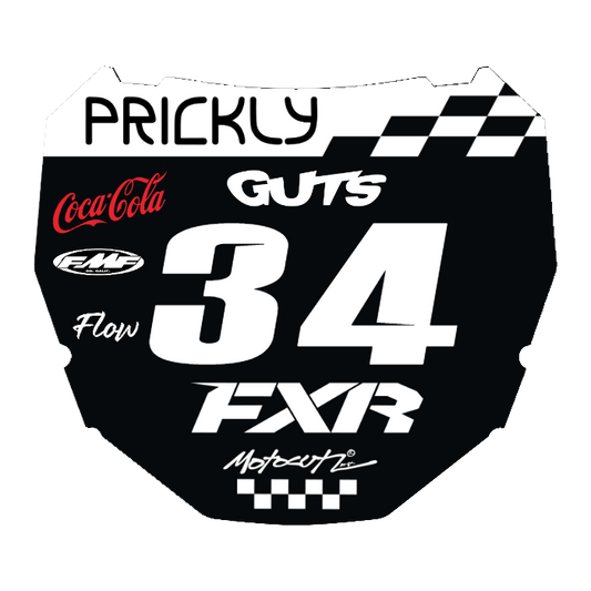 CUSTOM ODI NUMBER PLATE DECAL
