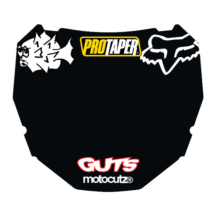 CUSTOM ODI NUMBER PLATE DECAL