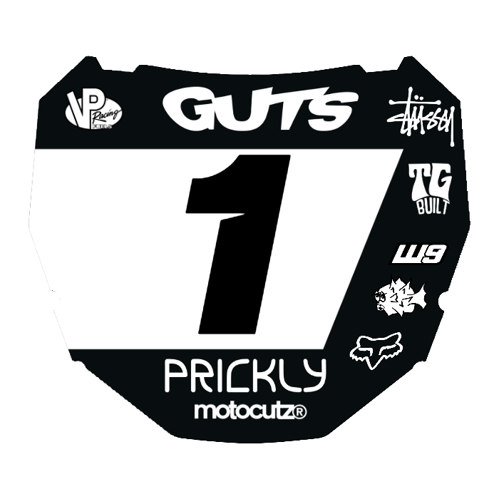 CUSTOM ODI NUMBER PLATE DECAL