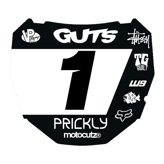 CUSTOM ODI NUMBER PLATE DECAL