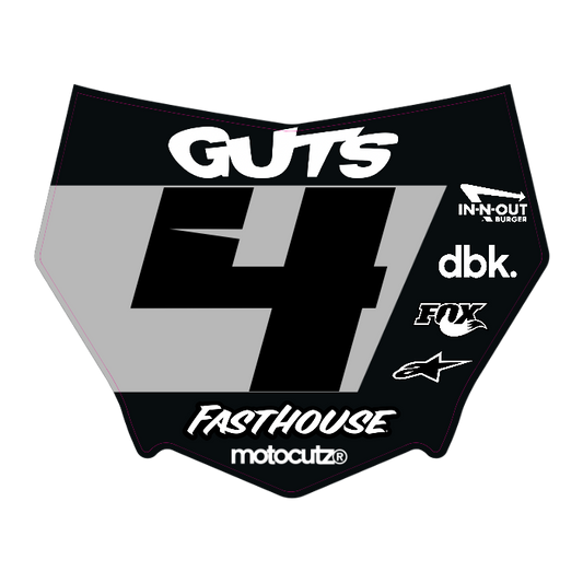 CUSTOM MOTOCUTZ FRONT PLATE DECAL