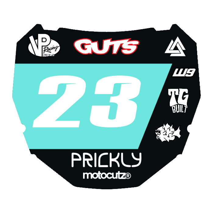 CUSTOM ODI NUMBER PLATE DECAL