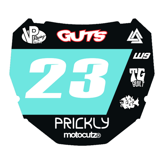 CUSTOM ODI NUMBER PLATE DECAL