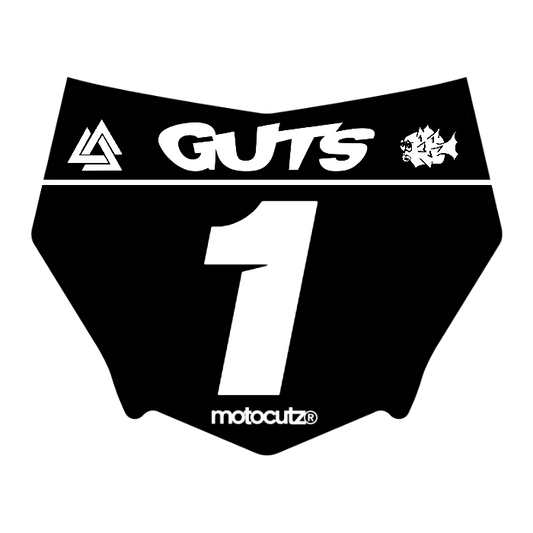 CUSTOM MOTOCUTZ FRONT PLATE DECAL