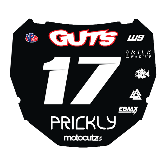 CUSTOM ODI NUMBER PLATE DECAL