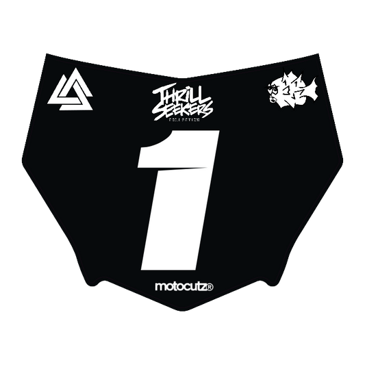 CUSTOM MOTOCUTZ FRONT PLATE DECAL