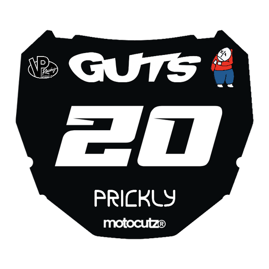 CUSTOM ODI NUMBER PLATE DECAL