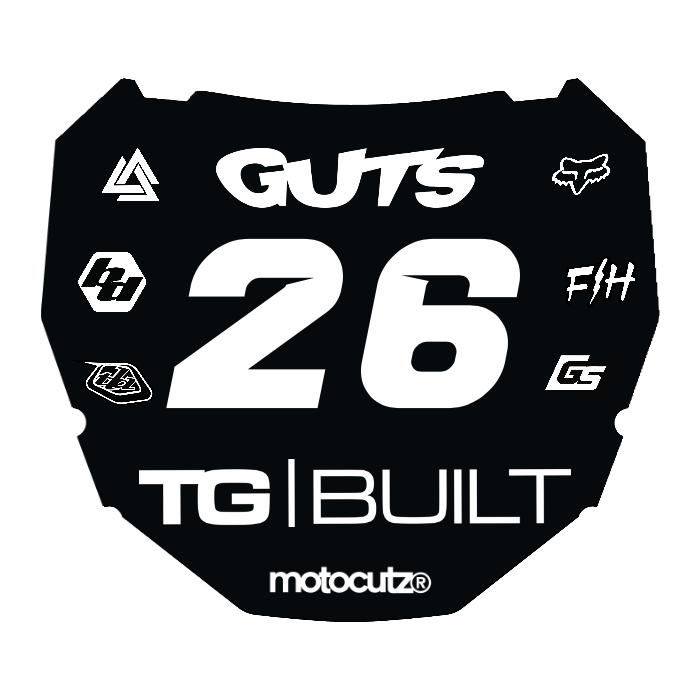 CUSTOM ODI NUMBER PLATE DECAL