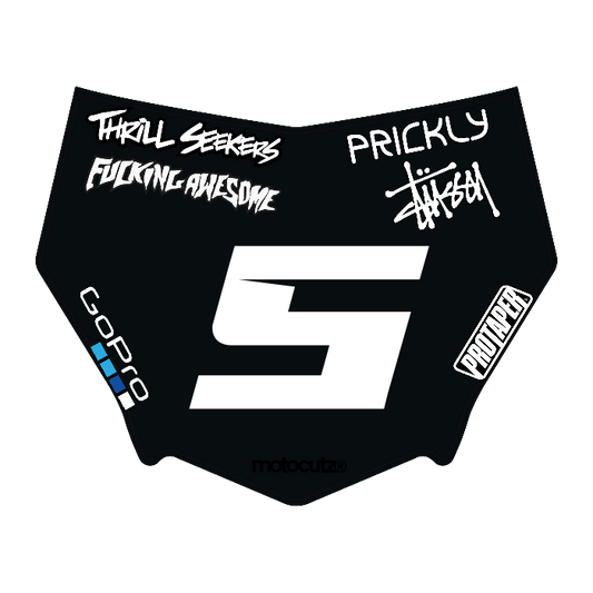 CUSTOM MOTOCUTZ FRONT PLATE DECAL